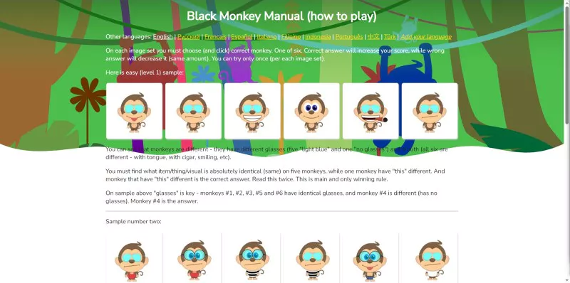 Black Monkey manual page